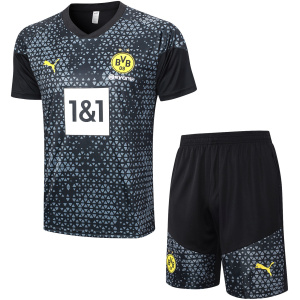 Tenue d’entraînement courte Borussia Dortmund noire 2023/24