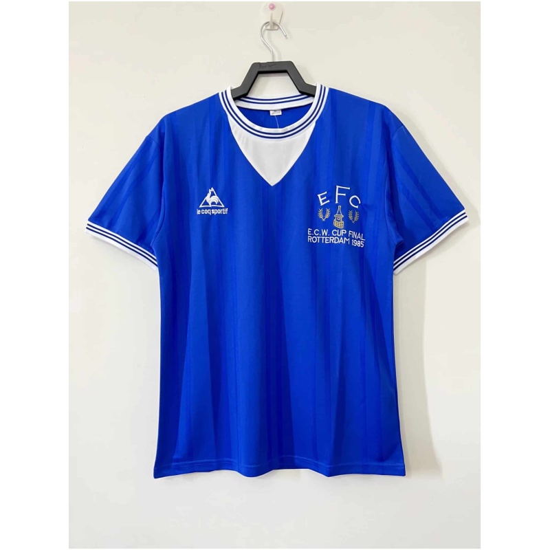 Maillot domicile rétro Everton ECWC finale 1985