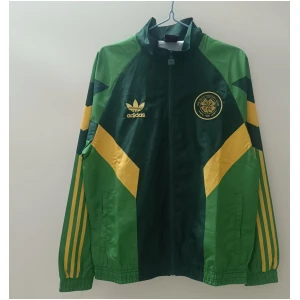 Veste coupe-vent Celtic FC toutes saisons verte 2024/25