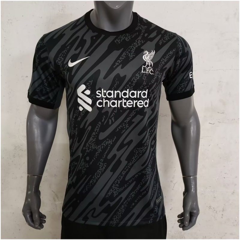 Maillot Noir de Gardien de But de Liverpool 2024/25
