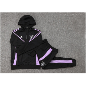 Ensemble Enfant Veste à Capuche Sweat-shirt + Pantalon Noir 2024 Allemagne