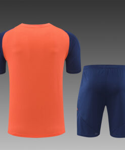 Tenue d’entraînement courte pour enfants Manchester United Orange 2024/25