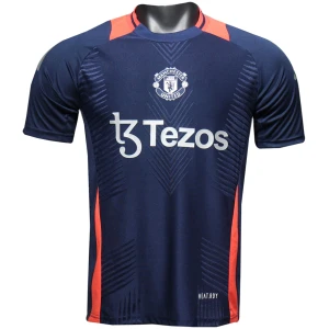 Maillot Authentique Pré-joueur Manchester United Bleu Marine 2024/25 – joueur