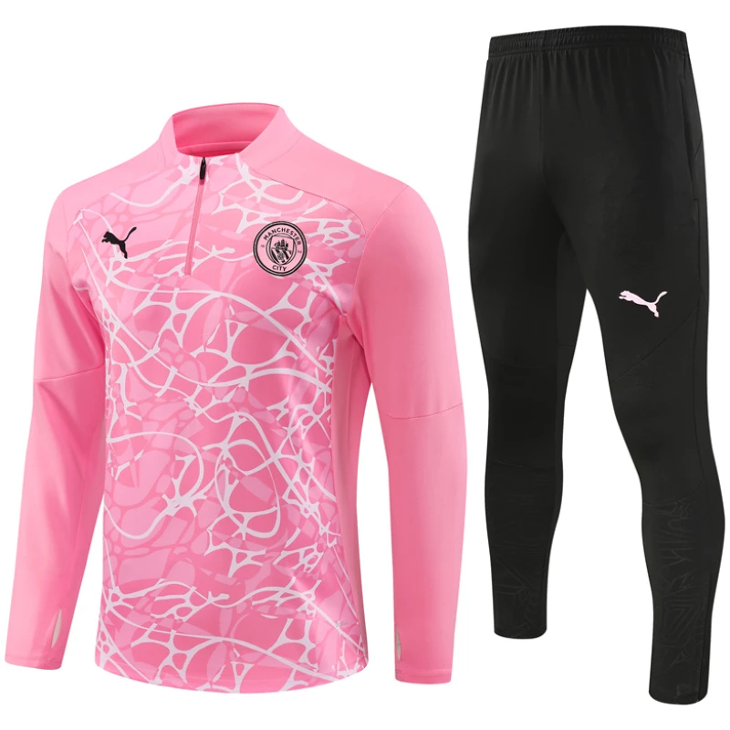 Tenue d’entraînement Manchester City rose 2024/25