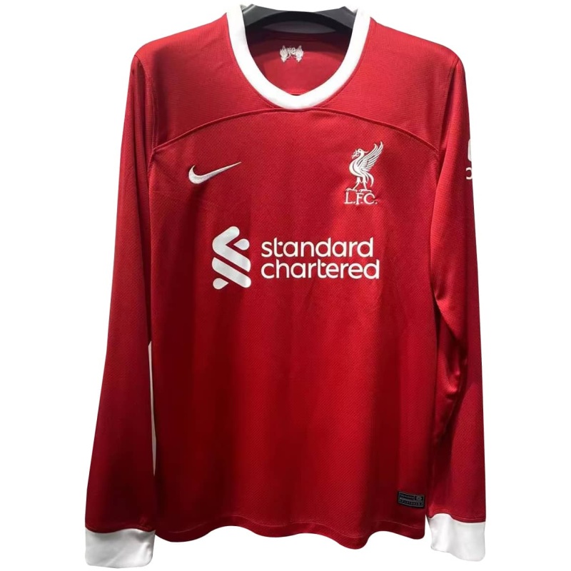 Maillot Domicile Liverpool Manches Longues 2023/24