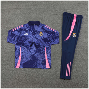 Ensemble d'entraînement pour enfants Real Madrid Dragon Violet 2024/25