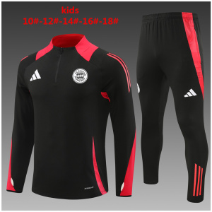 Tenue d’entraînement enfants Bayern Munich noire 2024/25