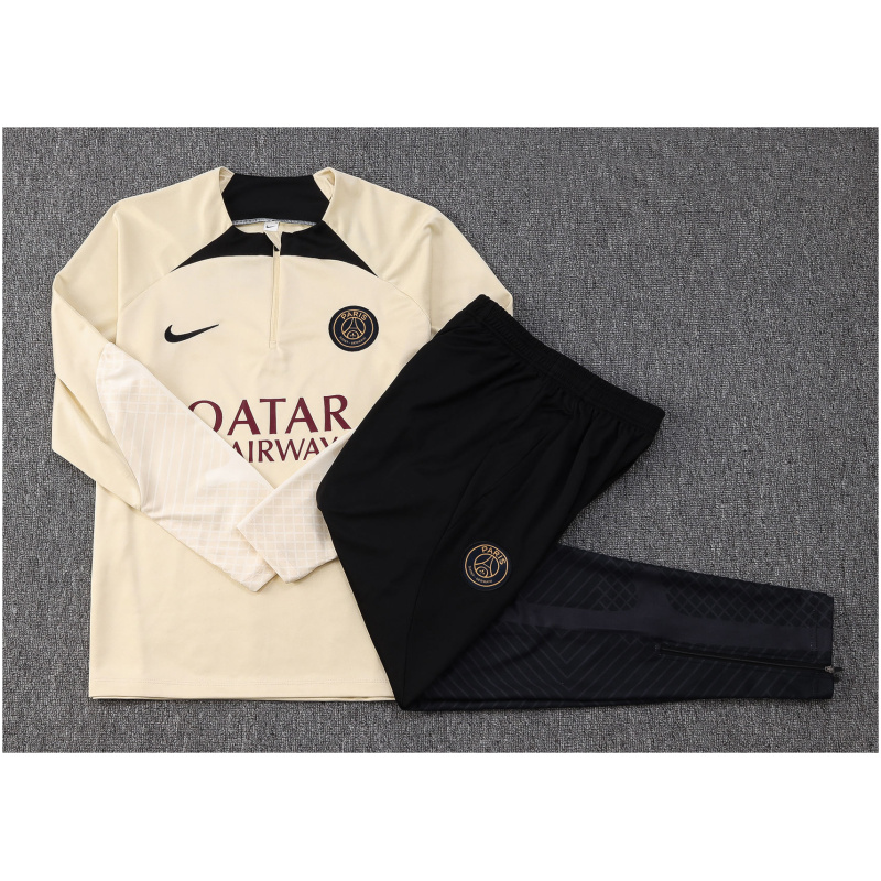 Ensemble d’entraînement PSG pour enfants Citron Chiffon 2023/24