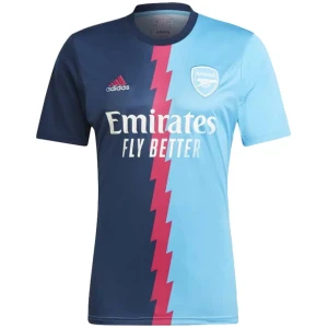 Maillot d’entraînement pré-joueur Arsenal, bleu clair, saison 2023/24