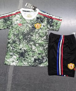 Maillot spécial vert pour enfants de Manchester United 2024/25