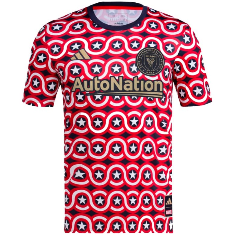 Maillot d’entraînement court rouge 2023/24 d’Inter Miami C.F.