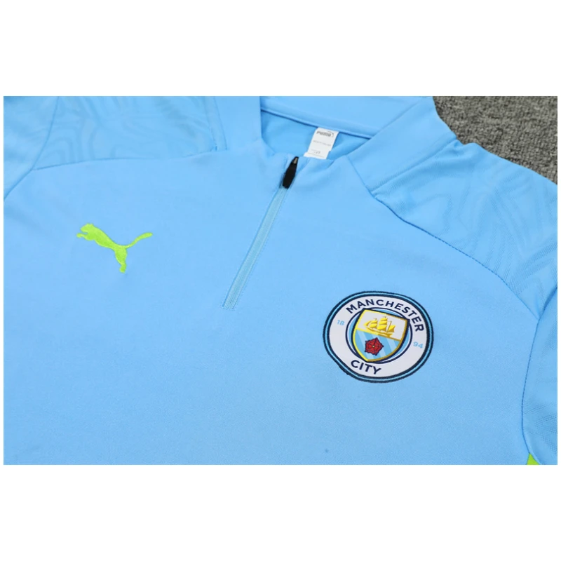 Ensemble d’entraînement bleu de Manchester City 2024/25