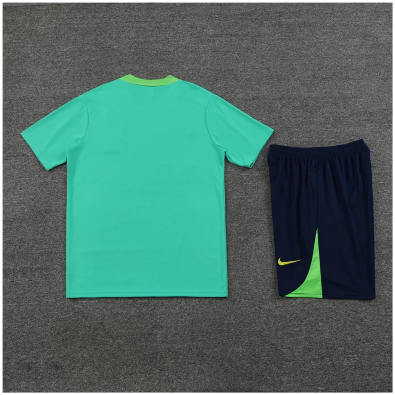 Ensemble d’entraînement court pour enfants Brésil Vert 2024