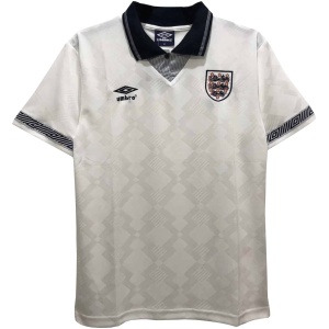 Maillot Domicile Rétro de l’Angleterre 1990