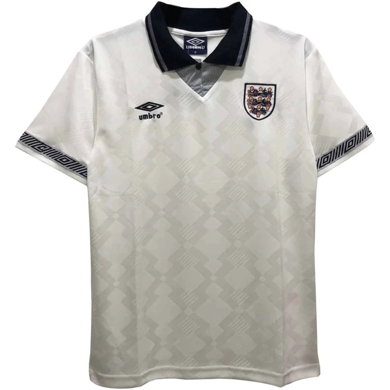 Maillot Domicile Rétro de l’Angleterre 1990