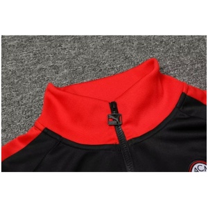 Survêtement AC Milan Veste + Pantalon d'Entraînement Noir - Rouge 2023/24