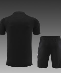 Tenue d’entraînement courte pour enfants Allemagne noire 2024