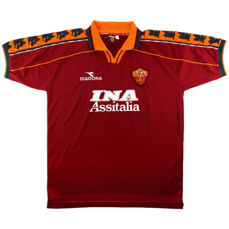 Maillot Domicile Rétro de l’AS Roma 1998/99