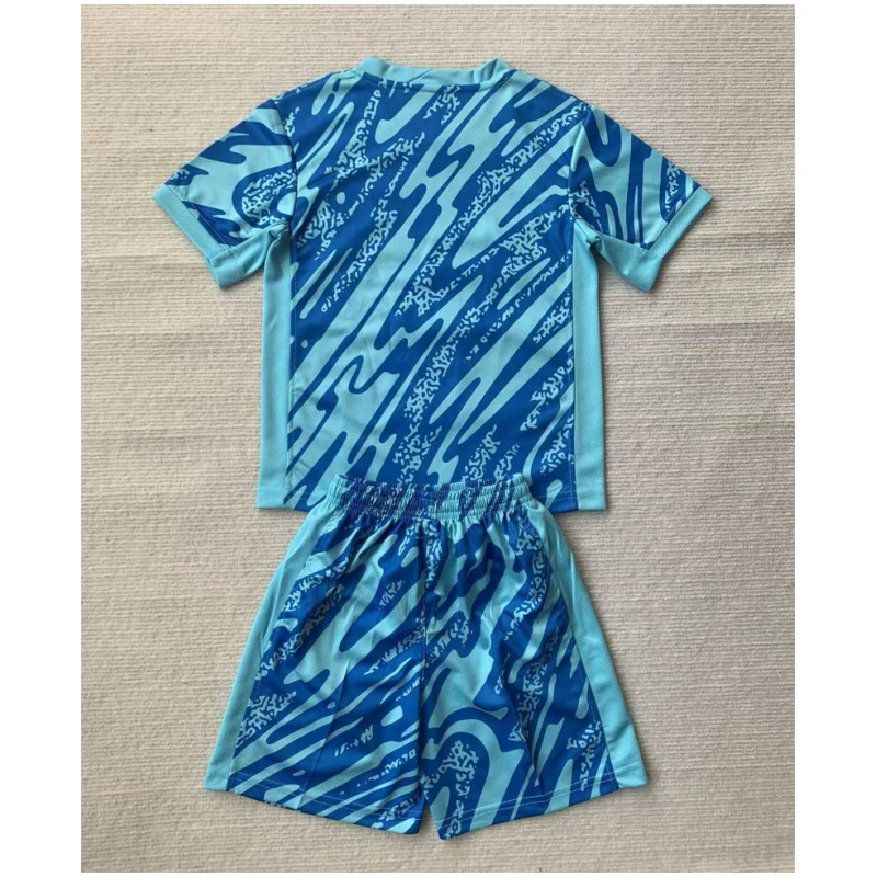 Maillot de Gardien de But Enfants Pays-Bas Bleu 2024