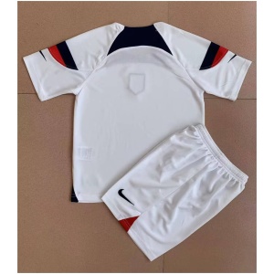 Maillot Domicile Enfants USA Coupe du Monde de la FIFA Qatar 2022