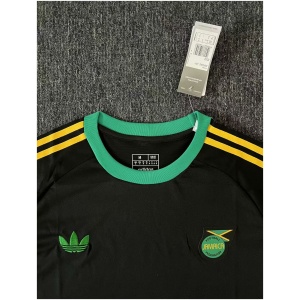 Maillot Jamaica Adicolor 3-Stripes en pur coton noir 2024