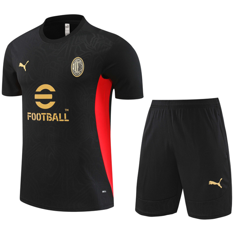 Ensemble de training court AC Milan noir 2024/25
