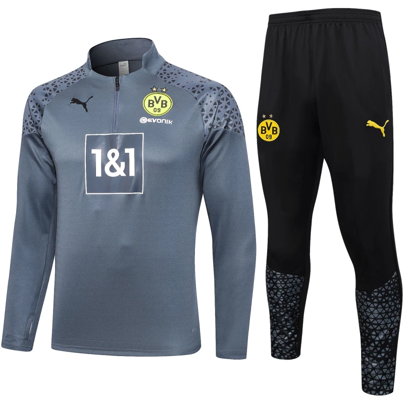 Survêtement d’entraînement Borussia Dortmund Gris 2023/24