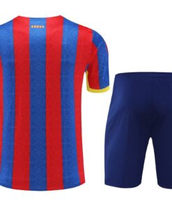 Ensemble d’entraînement court de Barcelone bleu-rouge 2023/24