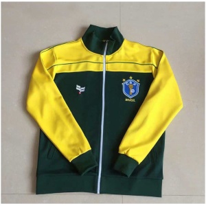 Veste Rétro Brésil Jaune - Verte 1982-1985