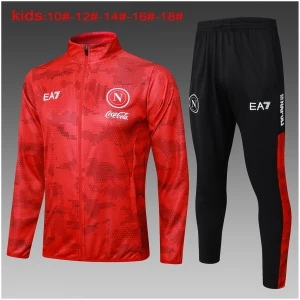 Veste + Pantalon d’Entraînement Napoli Enfant Rouge 2024/25