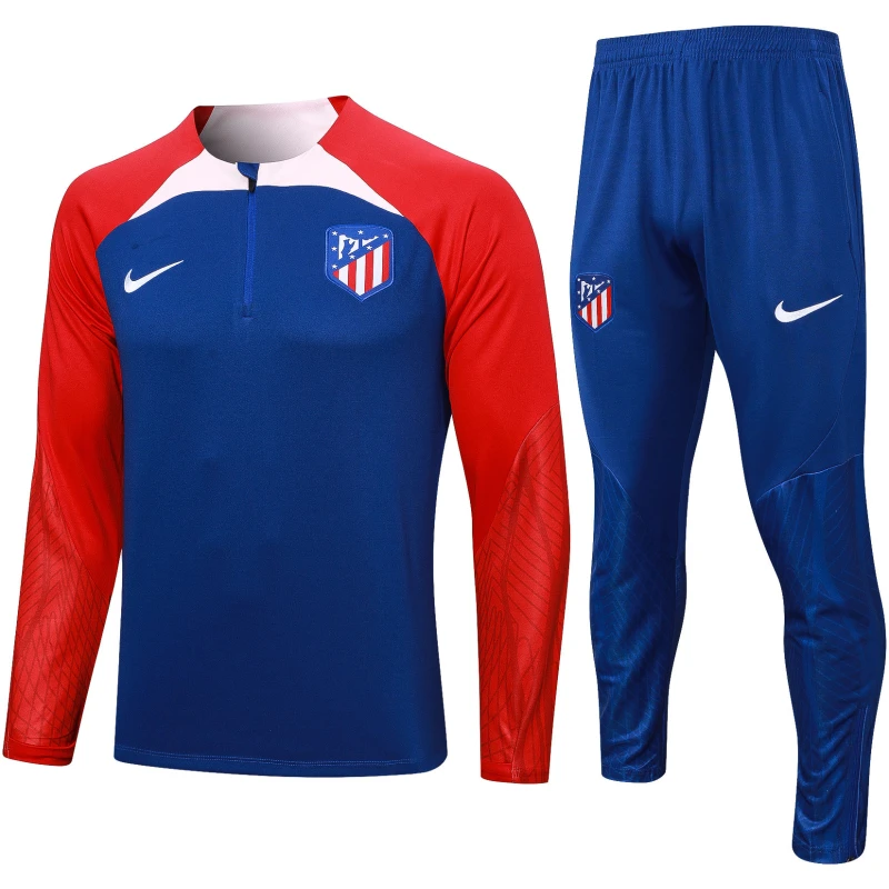 Survêtement d’entraînement de l’Atlético de Madrid bleu 2023/24