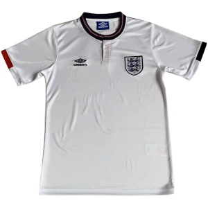 Maillot domicile rétro de l’Angleterre 1989