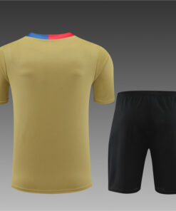 Tenue d’entraînement courte pour enfant de Barcelone Or 2024/25