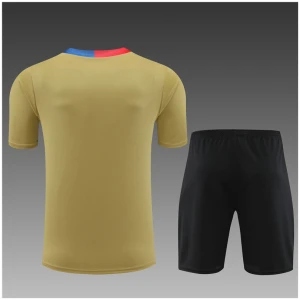 Tenue d’entraînement courte pour enfant de Barcelone Or 2024/25