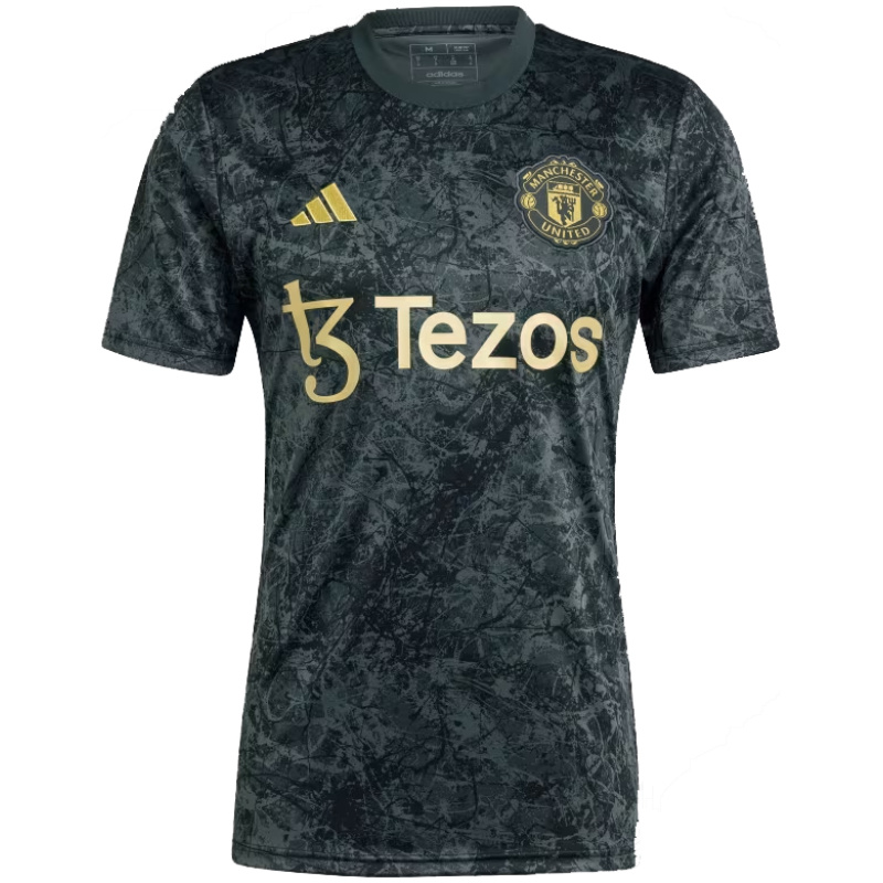 Maillot d’échauffement Stone Rose de Manchester United 2024