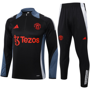 Tenue d’entraînement noire de Manchester United 2024/25