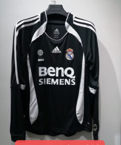 Maillot Extérieur Rétro Real Madrid Manches Longues 2006/07