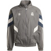 Haut de survêtement Real Madrid adidas Originals LFSTLR Anthem Charcoal 2024/25