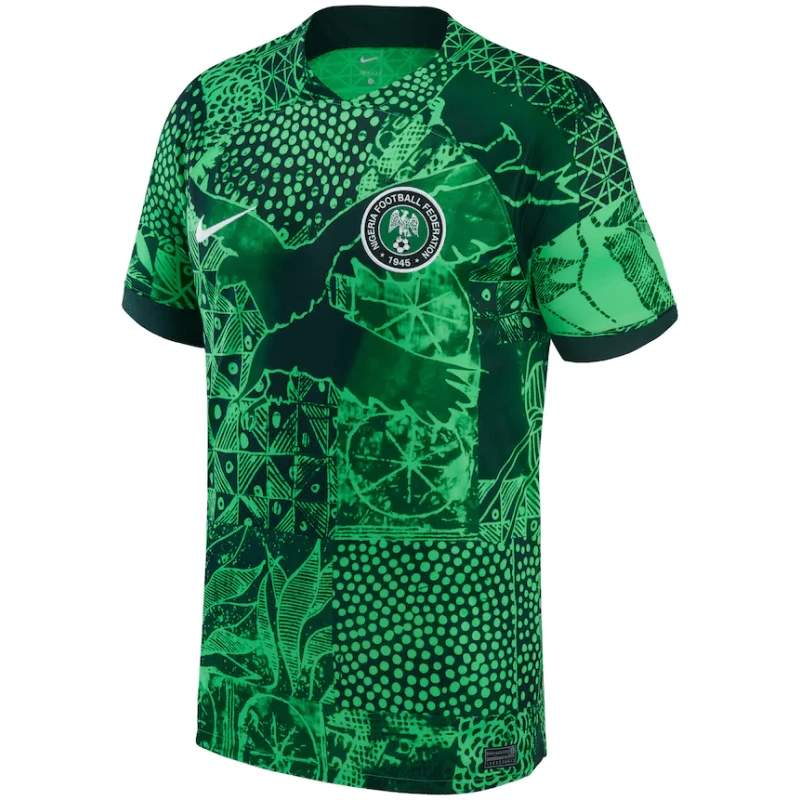 Maillot domicile du Nigeria Coupe du Monde de la FIFA Qatar 2022