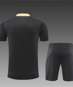 Tenue d’entraînement courte PSG pour enfants Noir – Or 2024/25