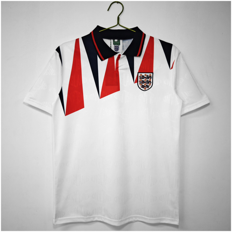 Maillot Domicile Rétro de l’Angleterre 1990/92