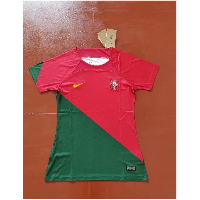 Maillot Domicile Femme du Portugal Coupe du Monde de la FIFA Qatar 2022