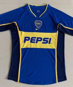 Maillot Domicile Rétro Boca Juniors 2002
