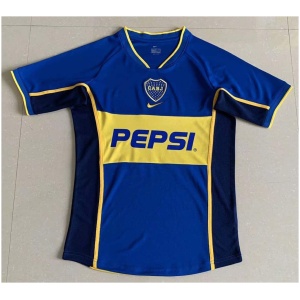 Maillot Domicile Rétro Boca Juniors 2002