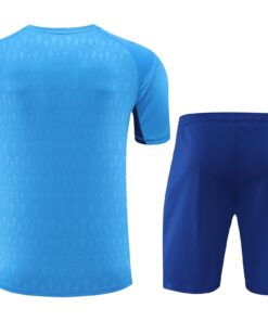 Gardien de but du Real Madrid, tenue bleue 2023/24