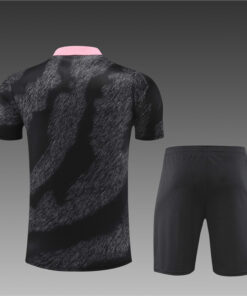 Tenue d’entraînement courte PSG enfants noire – rose 2024/25
