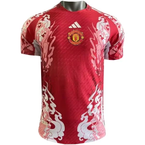 Maillot authentique spécial rouge Manchester United 2024/25 – joueur