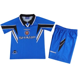 Maillot rétro pour enfants de Manchester United, troisième équipement 1996/98