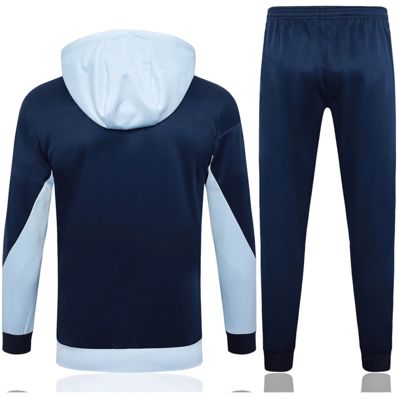 Survêtement France : sweat à capuche + pantalon d’entraînement bleu clair II 2024