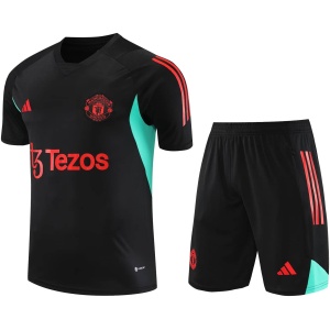 Tenue d’entraînement courte Manchester United Noir II 2023/24